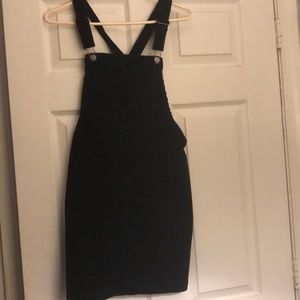 Witchy corduroy overall dress